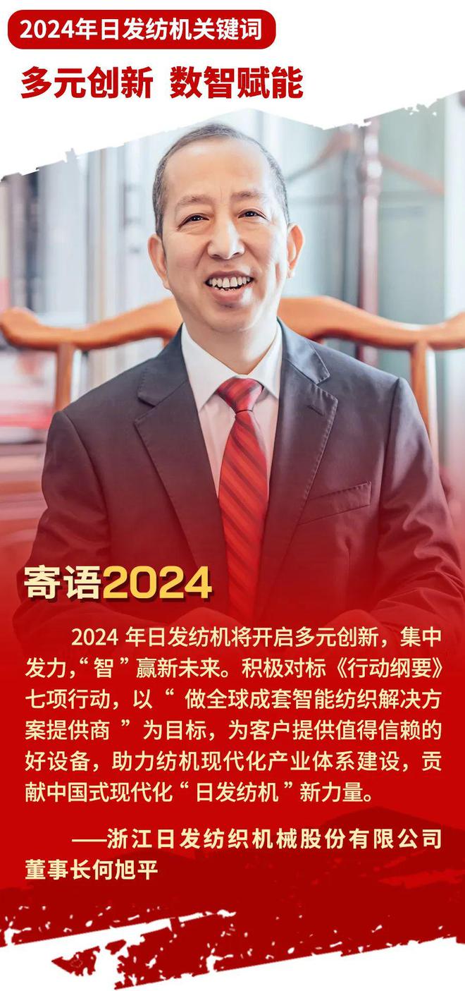 2024以奋斗作序丨日发纺机：延伸产业链以市场为导向开拓新局面