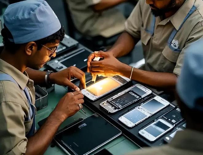 印度制造手机横扫美国中国跌至25%而真正的美国制造几乎为零(图5)